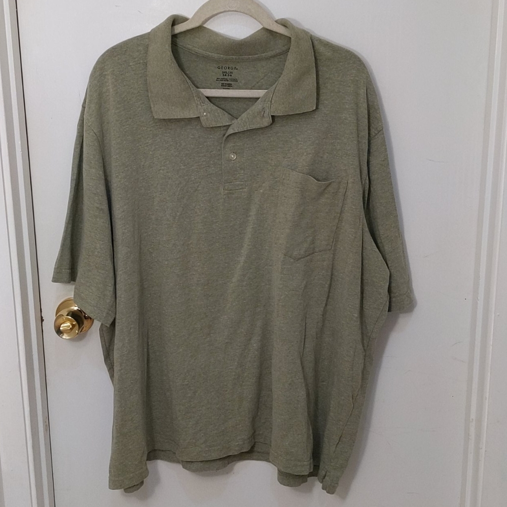 George green collared shirt